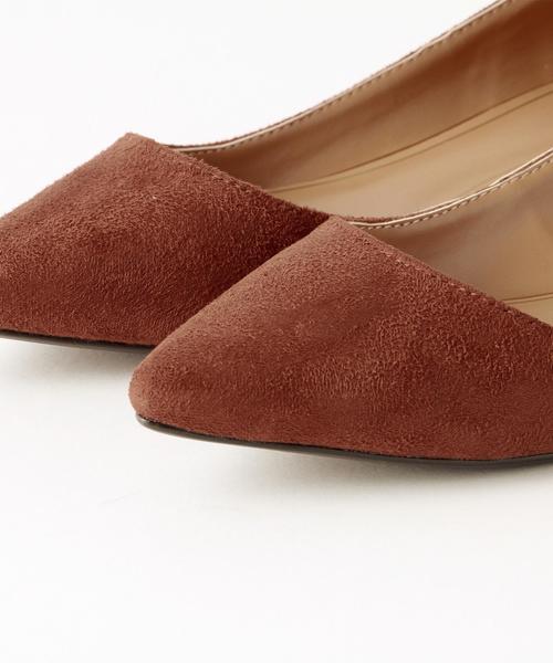 Another Edition（アナザーエディション）の「Wストラップフラットシューズ/AE WST FLT◆（パンプス・レディース・ネイビー/ブラウン・SMALL/MEDIUM/LARGE）」の7枚目の写真