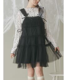 merry jenny | チュールコルセットミニワンピース(ワンピース)