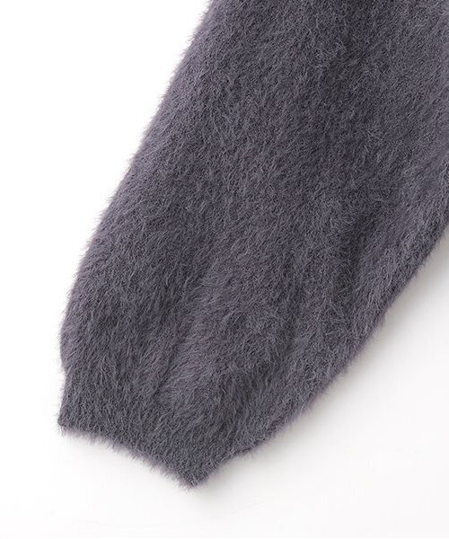 petit main LIEN（プティマインリアン）の「【リンク】シャギーニットカーディガン（カーディガン/ボレロ・レディース・アイボリー/ライトピンク/グレー・FREE）」の13枚目の写真