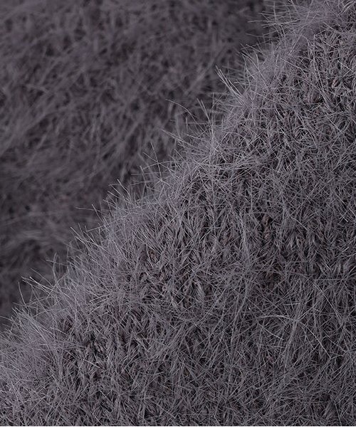 petit main LIEN（プティマインリアン）の「【リンク】シャギーニットカーディガン（カーディガン/ボレロ・レディース・アイボリー/ライトピンク/グレー・FREE）」の15枚目の写真