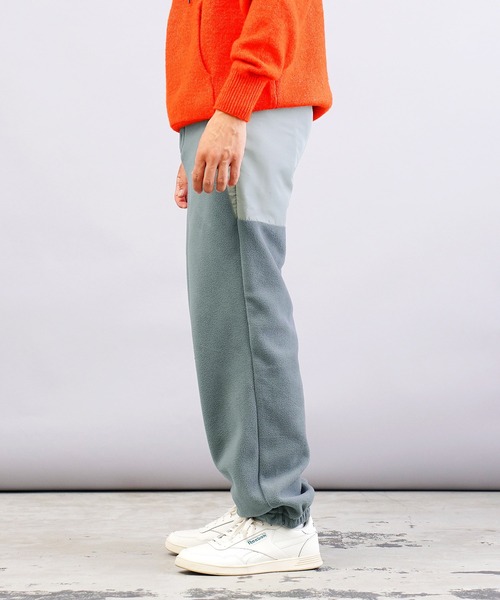 jiggys shop(ジギーズショップ)の「フリース×タフタ切替イージーパンツ(その他パンツ・メンズ・チャコールグレー/ブラック・X-LARGE/SMALL/MEDIUM/LARGE)」の8枚目の写真
