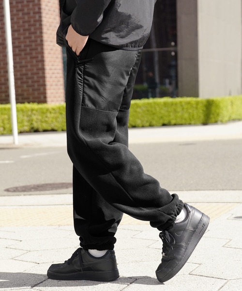 jiggys shop(ジギーズショップ)の「フリース×タフタ切替イージーパンツ(その他パンツ・メンズ・チャコールグレー/ブラック・X-LARGE/SMALL/MEDIUM/LARGE)」の18枚目の写真