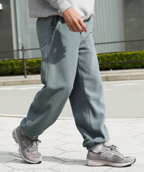 jiggys shop(ジギーズショップ)の「フリース×タフタ切替イージーパンツ(その他パンツ・メンズ・チャコールグレー/ブラック・X-LARGE/SMALL/MEDIUM/LARGE)」の11枚目の写真