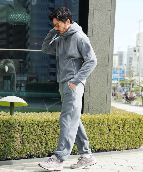 jiggys shop(ジギーズショップ)の「フリース×タフタ切替イージーパンツ(その他パンツ・メンズ・チャコールグレー/ブラック・X-LARGE/SMALL/MEDIUM/LARGE)」の12枚目の写真