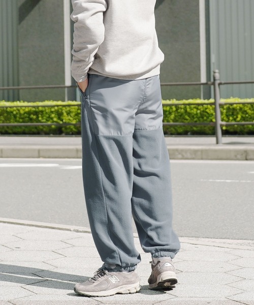 jiggys shop(ジギーズショップ)の「フリース×タフタ切替イージーパンツ(その他パンツ・メンズ・チャコールグレー/ブラック・X-LARGE/SMALL/MEDIUM/LARGE)」の14枚目の写真