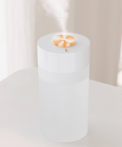 Cinderella(シンデレラ)の「加湿器 超音波式 卓上加湿器 オフィス 充電式 コンパクト 小型 静穏 インテリア かわいい おしゃれ プレゼント ギフト(生活家電・レディース・ピンク/ホワイト・FREE)」の2枚目の写真