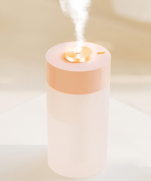 Cinderella(シンデレラ)の「加湿器 超音波式 卓上加湿器 オフィス 充電式 コンパクト 小型 静穏 インテリア かわいい おしゃれ プレゼント ギフト(生活家電・レディース・ピンク/ホワイト・FREE)」の1枚目の写真