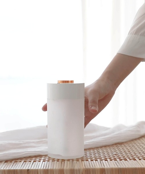 Cinderella(シンデレラ)の「加湿器 超音波式 卓上加湿器 オフィス 充電式 コンパクト 小型 静穏 インテリア かわいい おしゃれ プレゼント ギフト(生活家電・レディース・ピンク/ホワイト・FREE)」の8枚目の写真