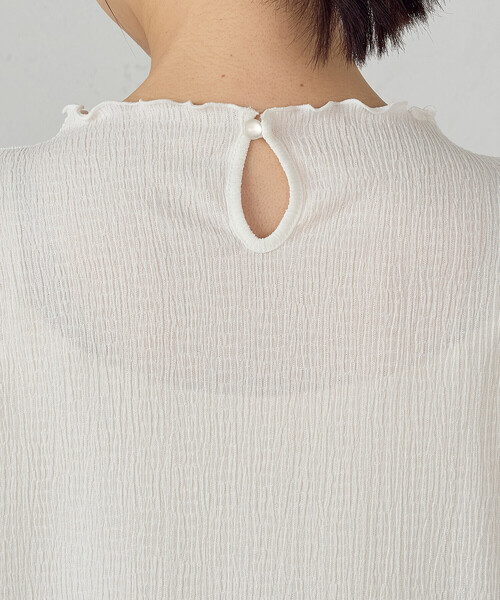 COMME CA ISM(コムサイズム)の「ボトルネックカットソー(Tシャツ/カットソー・レディース・ブラック/ホワイト・MEDIUM/LARGE)」の12枚目の写真