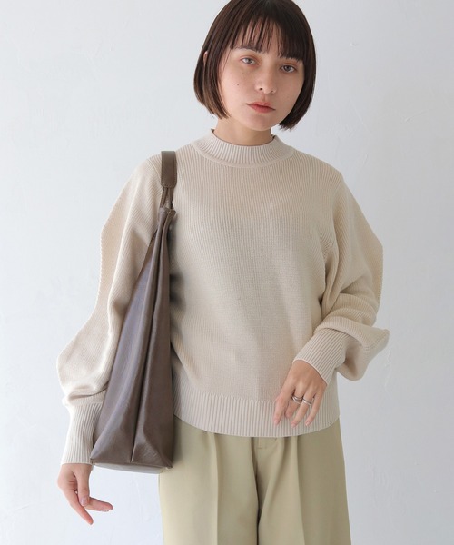 HER CLOSET（ハークローゼット）の「【shemoshelly】ワンショルダートートバック 2ポーチセット A4（トートバッグ・レディース・シルバー/ブラック/ブラウン・FREE）」の5枚目の写真