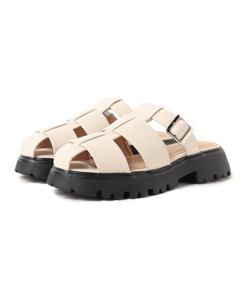 BEAMS HEART（ビームスハート）の「ボリュームソール グルカサンダル 25SS（22.5～24.5cm）（サンダル・レディース・シルバー/オフホワイト/ブラック・SMALL/LARGE/MEDIUM）」の22枚目の写真