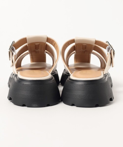 BEAMS HEART（ビームスハート）の「ボリュームソール グルカサンダル 25SS（22.5～24.5cm）（サンダル・レディース・シルバー/オフホワイト/ブラック・SMALL/LARGE/MEDIUM）」の15枚目の写真