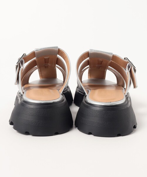 BEAMS HEART（ビームスハート）の「ボリュームソール グルカサンダル 25SS（22.5～24.5cm）（サンダル・レディース・シルバー/オフホワイト/ブラック・SMALL/LARGE/MEDIUM）」の9枚目の写真