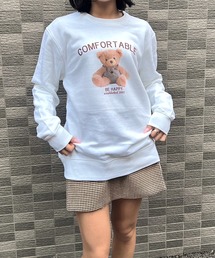 【軽量】テディベアデザイントレーナー スウェット