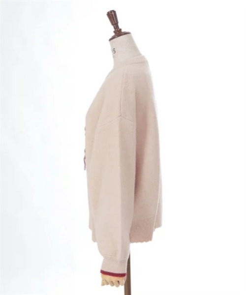 axes femme（アクシーズファム）の「コード刺繍風ロゴニットプルオーバー（ニット/セーター・レディース・ブラウン/キナリ/ベージュ/ネイビー・FREE）」の20枚目の写真