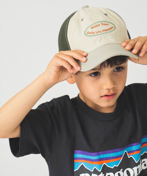 B:MING by BEAMS（ビーミングバイビームス）の「サイド メッシュキャップ 2025SS（キャップ・キッズ・ワイン/グレー/ケリーグリーン・ONE SIZE）」の4枚目の写真