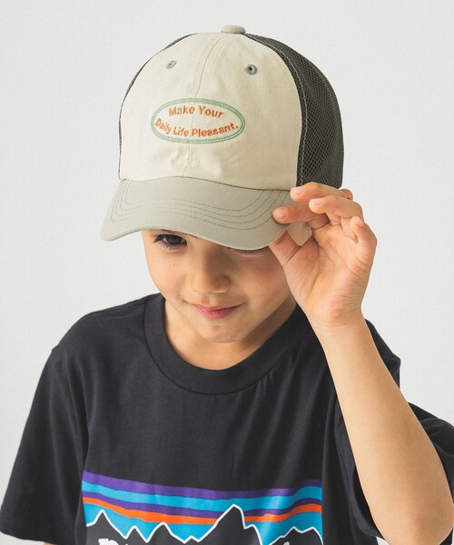 B:MING by BEAMS（ビーミングバイビームス）の「サイド メッシュキャップ 2025SS（キャップ・キッズ・ワイン/グレー/ケリーグリーン・ONE SIZE）」の6枚目の写真