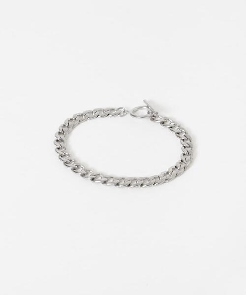 URBAN RESEARCH（アーバンリサーチ）の「URBAN RESEARCH iD　SUSフラットキヘイブレスレット（ブレスレット・メンズ・シルバー・FREE）」の2枚目の写真