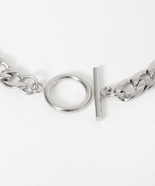 URBAN RESEARCH（アーバンリサーチ）の「URBAN RESEARCH iD　SUSフラットキヘイブレスレット（ブレスレット・メンズ・シルバー・FREE）」の4枚目の写真