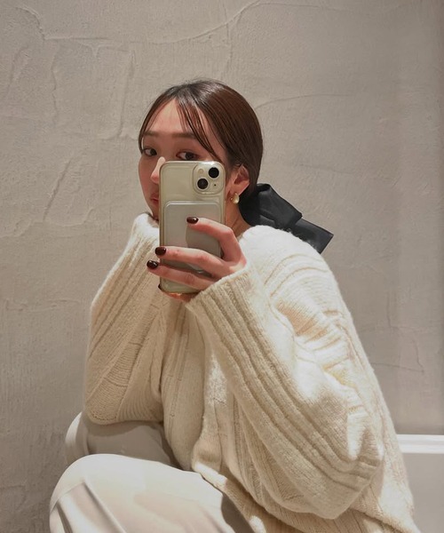 セール】RANDOM RIB KNIT TOPS（ニット/セーター）｜MANOF（マノフ）の