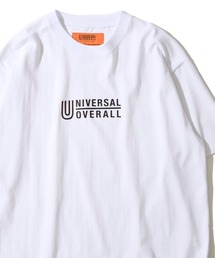 UNIVERSAL OVERALL（ユニバーサルオーバーオール）の「【UNIVERSAL OVERALL】 別注 3D CENTER LOGO TEE   センターロゴクルーネックTシャツ（Tシャツ/カットソー）」