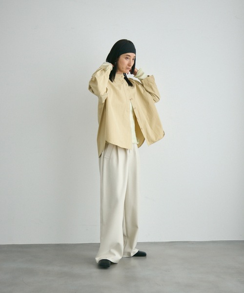 Bib front button shirt / ビブフロントボタンシャツ（シャツ/ブラウス 