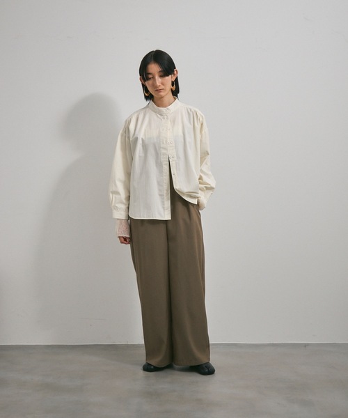 Bib front button shirt / ビブフロントボタンシャツ（シャツ/ブラウス 