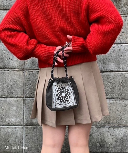 DONOBAN（ドノバン）の「マルシェサコッシュ（ボディバッグ/ウエストポーチ・レディース・グレー/ホワイト/ブラック・ONE）」の17枚目の写真