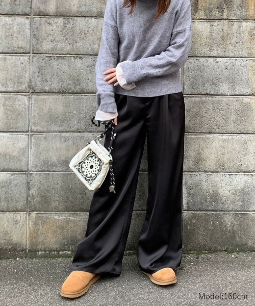 DONOBAN（ドノバン）の「マルシェサコッシュ（ボディバッグ/ウエストポーチ・レディース・グレー/ホワイト/ブラック・ONE）」の11枚目の写真