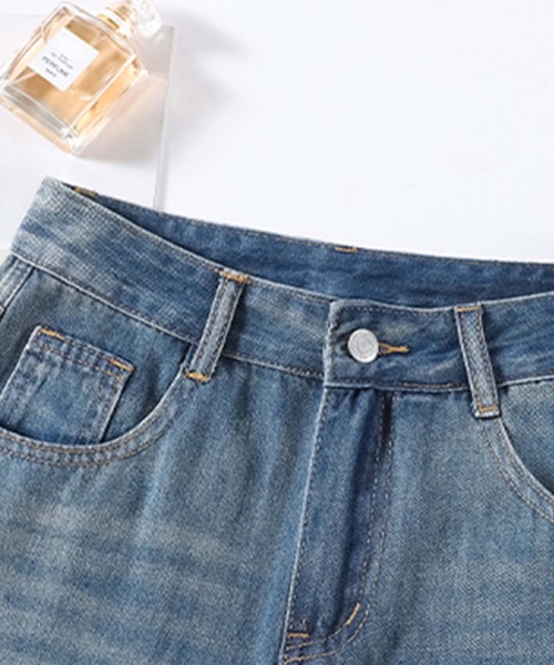 BANICO(バニコ)の「【BANICO】ウォッシュデニムパンツ(デニムパンツ・レディース・ブルー/ライトブルー・LARGE/MEDIUM/SMALL)」の18枚目の写真