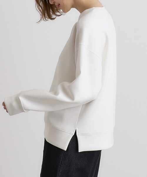 grove（グローブ）の「サークルロゴ刺繍ダンボールスエット（スウェット・レディース・ブラック/オフホワイト/ナチュラル・02/03/01/04/05）」の18枚目の写真