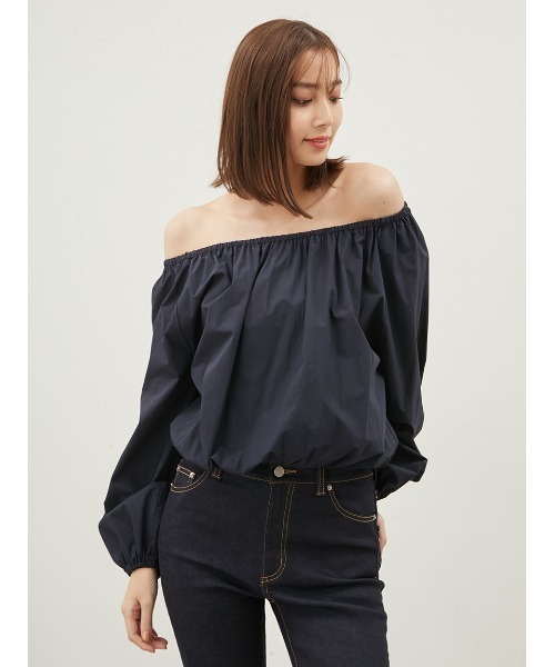 Mila Owen(ミラオーウェン)の「付け襟つき4WAYオフショルブラウス【手洗い可能】(シャツ/ブラウス・レディース・ホワイト/ネイビー/ピンク・1/0)」の11枚目の写真