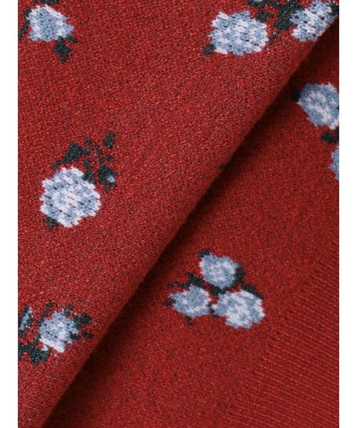 jouetie（ジュエティ）の「【jouetie×HTH】フリルフラワーニット【コラボ/セットアップ対応】（ニット/セーター・レディース・レッド/アイボリー・MEDIUM）」の20枚目の写真