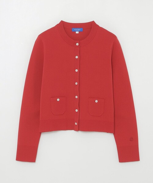 BLUE LABEL CRESTBRIDGE(ブルーレーベルクレストブリッジ)の「コットンポリエステルスムースニットカーディガン(カーディガン/ボレロ・レディース・レッド系その他/ダークネイビー/イエロー/オフホワイト/ブルー・38)」の21枚目の写真