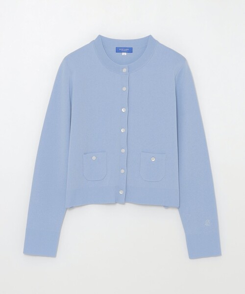 BLUE LABEL CRESTBRIDGE(ブルーレーベルクレストブリッジ)の「コットンポリエステルスムースニットカーディガン(カーディガン/ボレロ・レディース・レッド系その他/ダークネイビー/イエロー/オフホワイト/ブルー・38)」の16枚目の写真