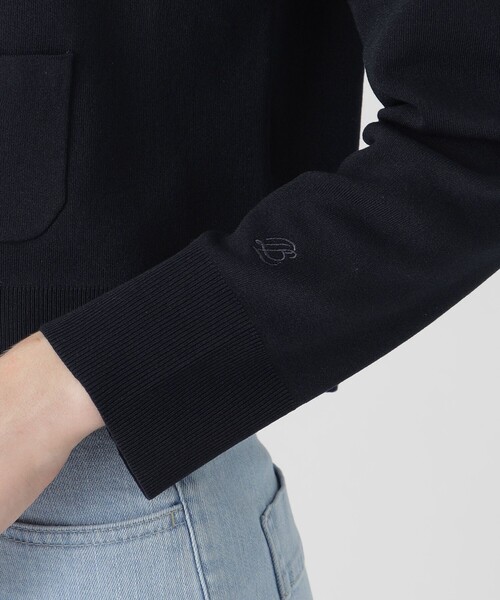 BLUE LABEL CRESTBRIDGE(ブルーレーベルクレストブリッジ)の「コットンポリエステルスムースニットカーディガン(カーディガン/ボレロ・レディース・レッド系その他/ダークネイビー/イエロー/オフホワイト/ブルー・38)」の12枚目の写真