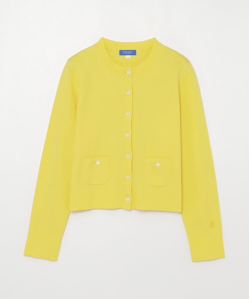 BLUE LABEL CRESTBRIDGE(ブルーレーベルクレストブリッジ)の「コットンポリエステルスムースニットカーディガン(カーディガン/ボレロ・レディース・レッド系その他/ダークネイビー/イエロー/オフホワイト/ブルー・38)」の6枚目の写真