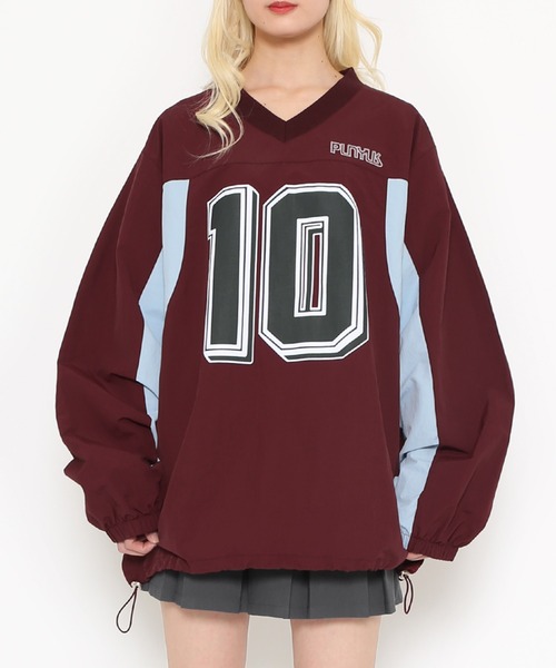 PUNYUS（プニュズ）の「ナンバリングユニフォーム（Tシャツ/カットソー・レディース・ブラック/ネイビー/ワインレッド/ピンク・3/4）」の12枚目の写真