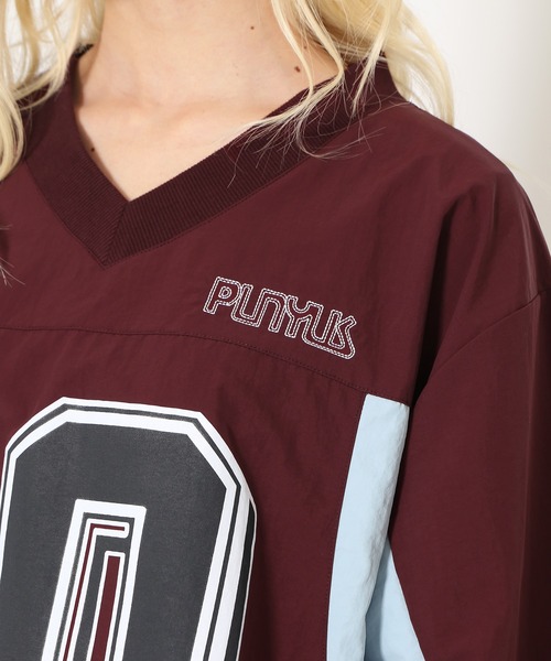 PUNYUS（プニュズ）の「ナンバリングユニフォーム（Tシャツ/カットソー・レディース・ブラック/ネイビー/ワインレッド/ピンク・3/4）」の14枚目の写真