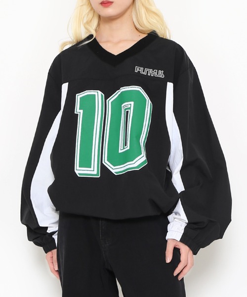 PUNYUS（プニュズ）の「ナンバリングユニフォーム（Tシャツ/カットソー・レディース・ブラック/ネイビー/ワインレッド/ピンク・3/4）」の21枚目の写真