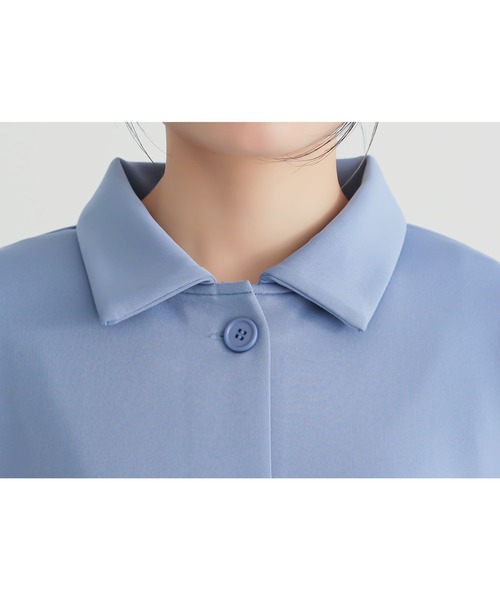 n'OrLABEL（ノアールレーベル）の「【機能素材】『ダンボールニットショートカーディガン』（カーディガン/ボレロ・レディース・ブラック/アイボリー/ブルー・2/1）」の20枚目の写真