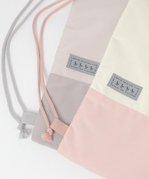 LAKOLE（ラコレ）の「【らこれキッズ】ナップサック / 286191（バックパック/リュック・キッズ・ライトグレー/ピンク/ネイビー・FREE）」の16枚目の写真