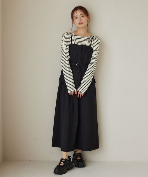 mysty woman(ミスティウーマン)の「【WEB限定】ギャザースリーブプルオーバー 326663(Tシャツ/カットソー・レディース・アイボリー/オフホワイト/ブラック/ブラウン/ピンク・FREE)」の11枚目の写真