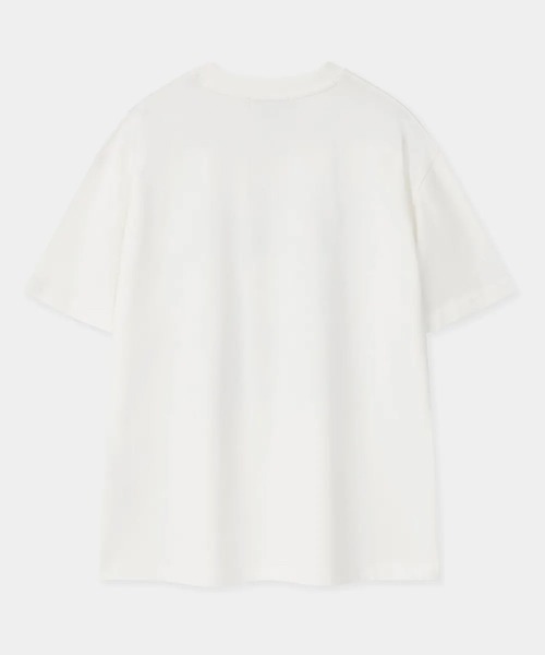 .KOM(ドットコム)の「A'GEM/9 × .kom 『FALLETT/ファレット』 DEUX NERO SHORT SLEEVE/ネロショートスリーブ(Tシャツ/カットソー・レディース・ホワイト/チャコールグレー/ブラック・M)」の8枚目の写真