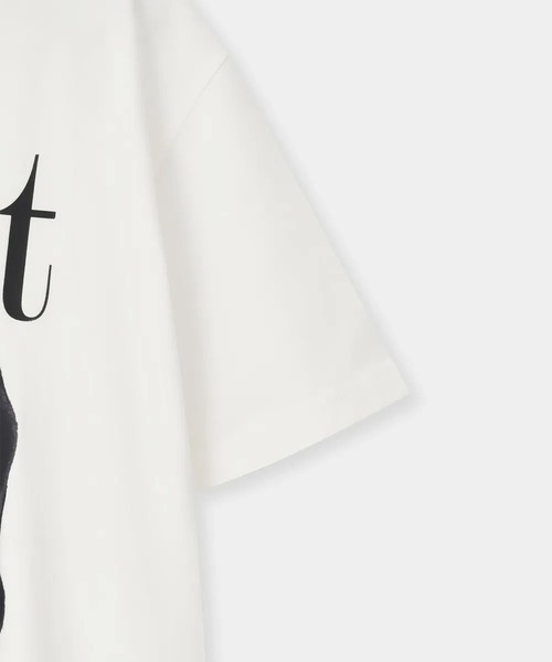 .KOM(ドットコム)の「A'GEM/9 × .kom 『FALLETT/ファレット』 DEUX NERO SHORT SLEEVE/ネロショートスリーブ(Tシャツ/カットソー・レディース・ホワイト/チャコールグレー/ブラック・M)」の11枚目の写真