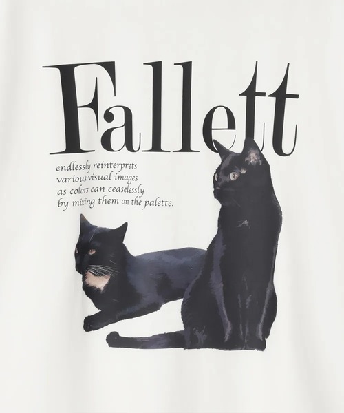 tシャツ A'GEM/9 × .kom 「FALLETT/ファレット」 DEUX NERO SHORT SLEEVE/ネロショートスリーブ レディース 85394012b_8_d_500.jpg