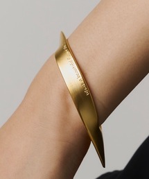 loni（ロニ）の「Letterring Leaf Plate Bangle（バングル/リストバンド）」