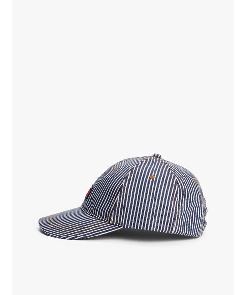 tommy jeans（トミー ジーンズ）の「ヘリテージストライプキャップ（キャップ・メンズ・ホワイト・FREE）」の3枚目の写真