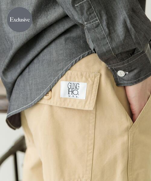 ITEMS URBANRESEARCH(アイテムズ アーバンリサーチ)の「『別注』GUNGHO×ITEMS ベイカーパンツ(その他パンツ・メンズ・ベージュ/カーキ/ブラック・LARGE/MEDIUM)」の1枚目の写真