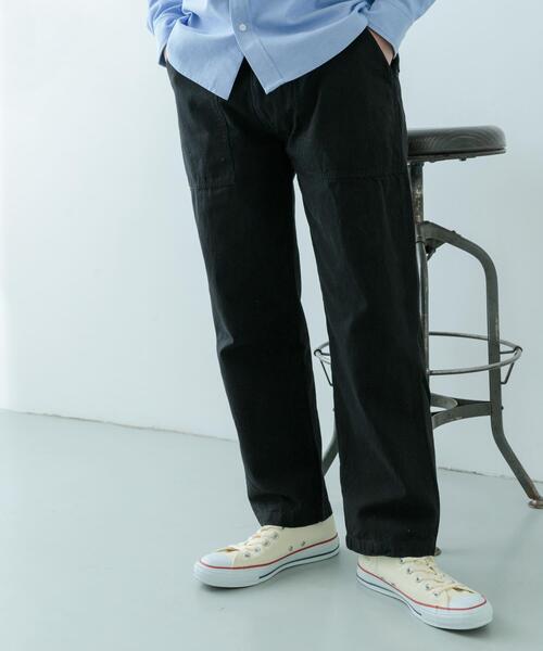 ITEMS URBANRESEARCH(アイテムズ アーバンリサーチ)の「『別注』GUNGHO×ITEMS ベイカーパンツ(その他パンツ・メンズ・ベージュ/カーキ/ブラック・LARGE/MEDIUM)」の7枚目の写真
